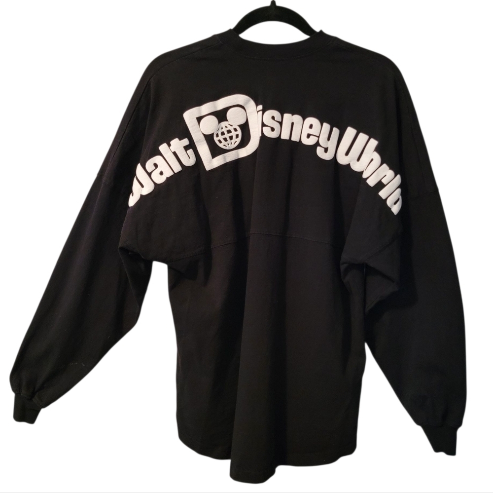 Disney Spirit Jersey Black White Unisex Small Walt Disney Theme Park Cotton